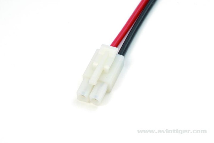 Tamiya male cord 14AWG conncecteur 15cm long battery bsp c9010m modelisme jr international - 2