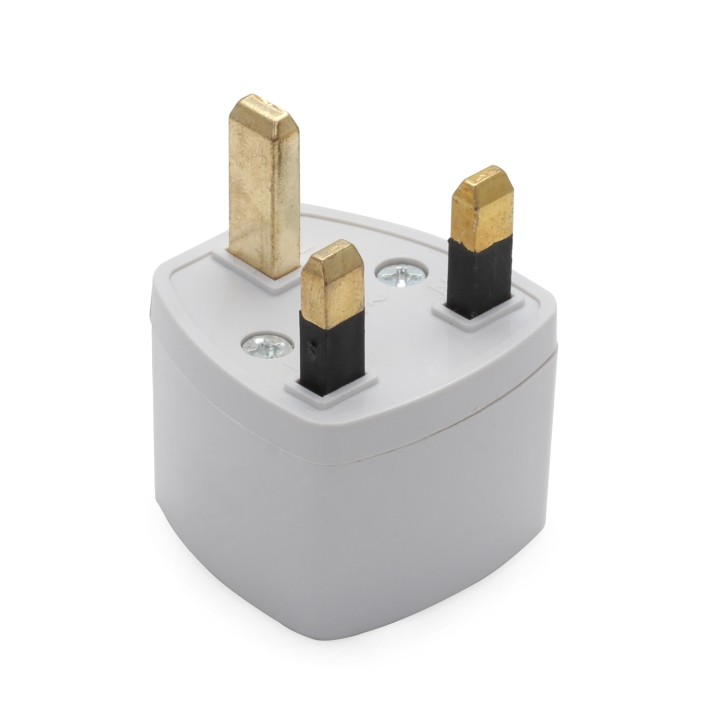 Adattatore elettrico presa europea verso presa inglese senza presa terra convertitore adattatore converter allasiangoods - 3
