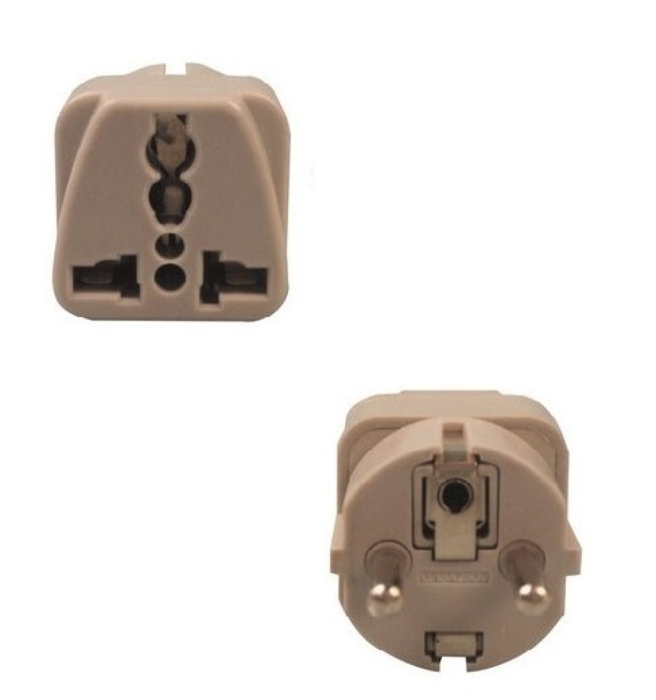 Travel adapter electric european plug to english plug adapter 1a 250vac adapter electric adapter electric jr international - 2