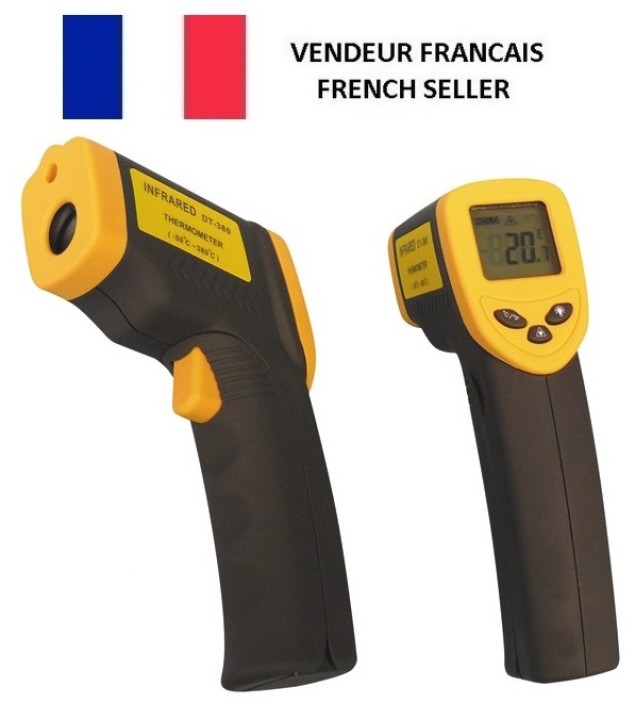 Non contact ir infrared digital thermometer with laser jr international - 4