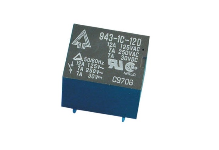 Mini rele' 12 vcc 1 contatto nf 2a 12v attivazione circuiti 2a jr international - 1