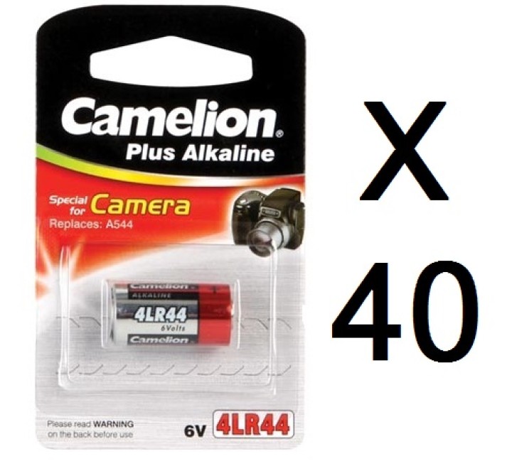 40 Pila alcalina 6v 4lr44 476a 6V 4LR44 batteria 476a PX28A A544 antiabbaio PetSafe v34px 07:34 4nz13 v4034px 4G13 4034px px28ab