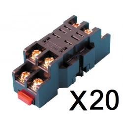 20 Support for relay rl12, rl220, 8 pins 10a electric relay supports electric relays supports relays supports support for relay 