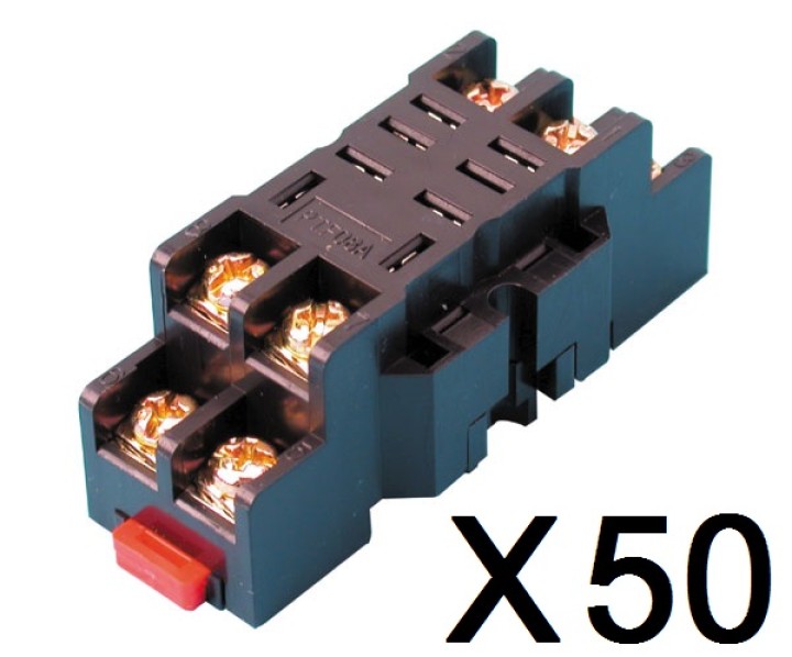 50 Support for relay rl12, rl220, 8 pins 10a electric relay supports electric relays supports relays supports support for relay 