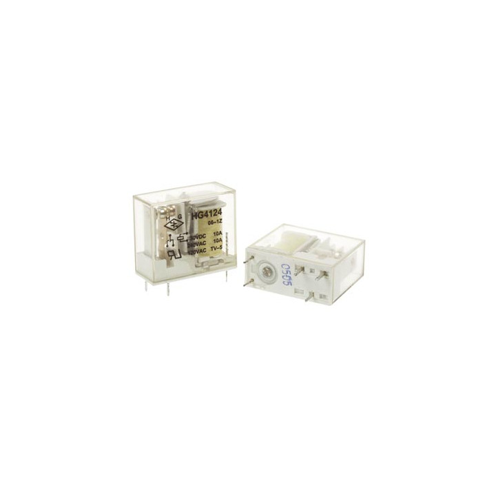Contatto relè 6v verticale 10a 220vca 30vdc 1 x 6v resto lavoro velleman vr10v061c velleman - 1