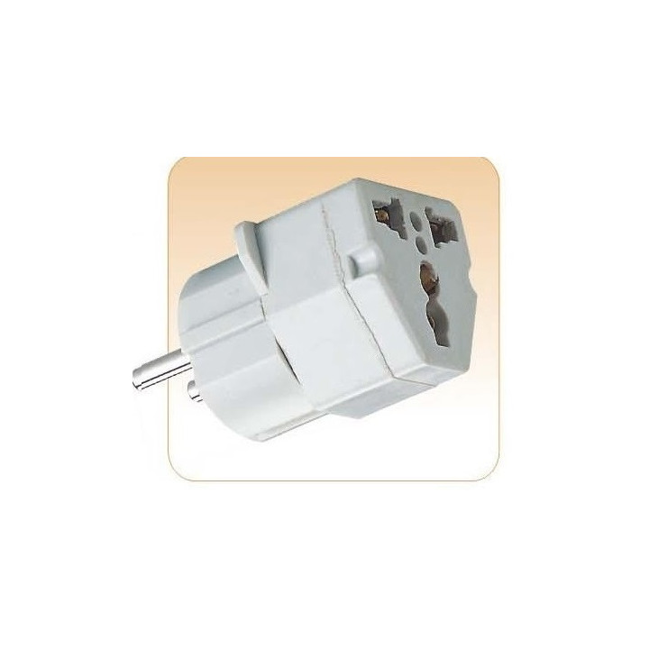 Adattatore presa europesa verso presa inglese adattatori viaggi 16a 250vca convertitore adattatore converter jr international - 