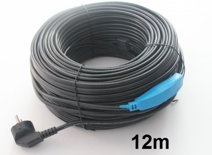 Frostschutz elektroheizung kabel 12m shpt-12m rohr mit wasserschlauch thermostat jr international - 1