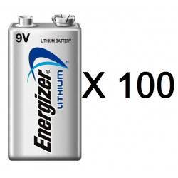 100 Pila 9vcc litio energizer l522 750mah em9v energizer - 1