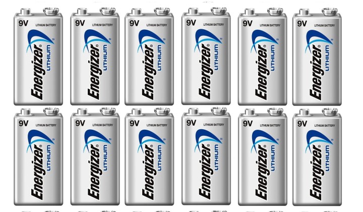 12 Pila 9vcc litio energizer l522 750mah em9v energizer - 1
