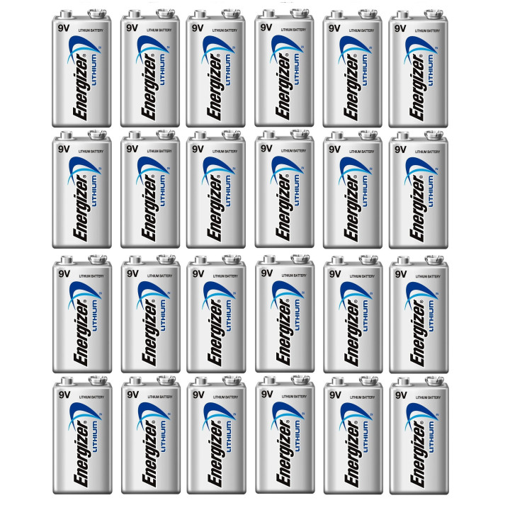 24 Pila al litio 9v energizer l522 750mah em9v alimentazione pile batterie energizer - 2