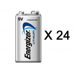 24 Pila al litio 9v energizer l522 750mah em9v alimentazione pile batterie energizer - 1
