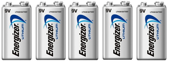 5 Pila 9vcc litio energizer l522 750mah em9v energizer - 1