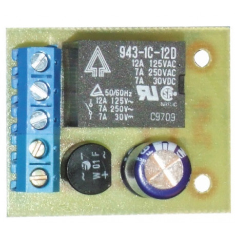 Relay module 12v ac or dc 1 no contact ac voltage dc converter nf jr international - 1