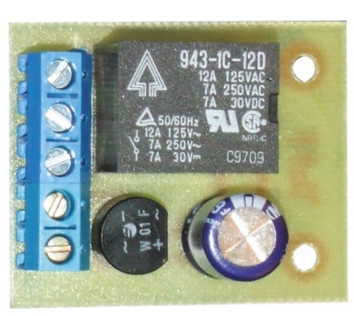 Relay module 12v ac or dc 1 no contact ac voltage dc converter nf jr international - 1