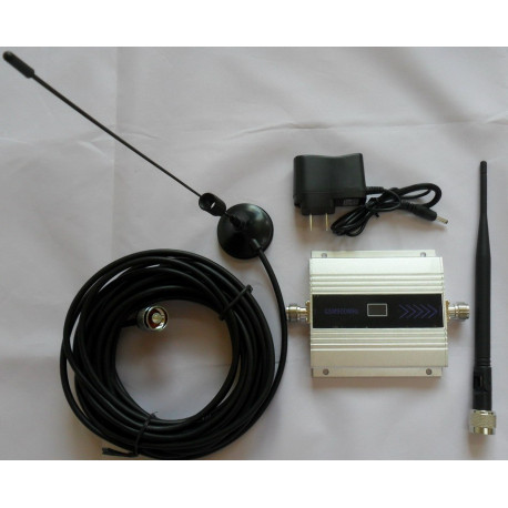 Répéteur de signal mobile GSM 900 Mhz + amplificateur antenne extérieur  150m²