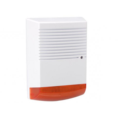 Artificial outdoor siren with flashing red LED ip44 hamd1 velleman - 3