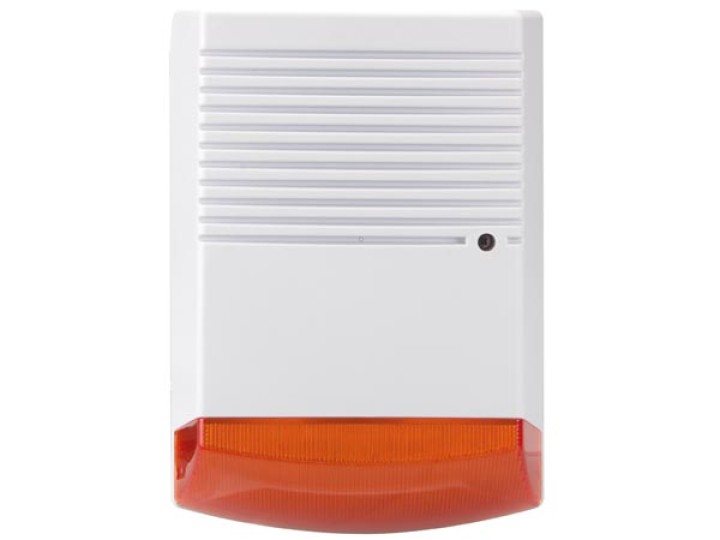 Sirena esterna artificiali con rosso lampeggiante LED IP44 hamd1 velleman - 1