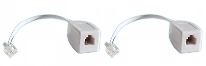 2 Rj11 telefonleitung überspannungsschutz wie ein fax / modem / adsl überspannungsableiter 3ka phone jr international - 1