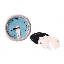 Reloj de despacho (fondo azul, blanco o negro) jr international - 1
