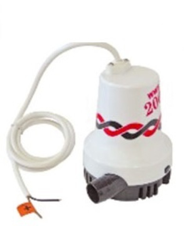 Pompa di sentina 12v vuoto cantina 8400l / h assunzione di acqua elpm4453 cen - 1