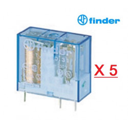 5 Electric relay finder 12v 10a 24vdc series 40 rlf4031 9024 (3.5 mm) printed circuit assembly finder - 1