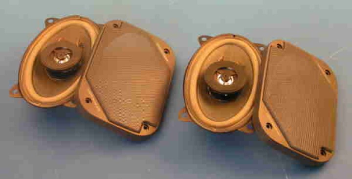 Loudspeaker 2 way flush mounting car sound loudspeaker,50w, (sold in pair) jr international - 1