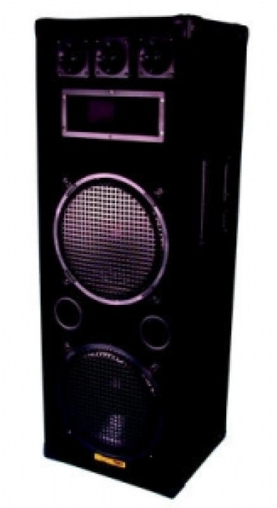 Cassa acustica a tre vie 2 x 12'' 600w vdst12 (l'unità)cassa acustica velleman - 1