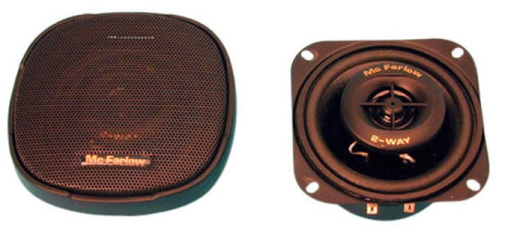 Cassa acustica a due vie 80w da incastro per autoveicolo (la coppia) jr international - 1