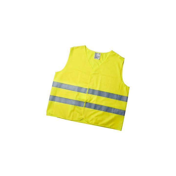 Reflective vest size xl 471 class 2 in yellow vests visibility road safety improvement jr international - 1