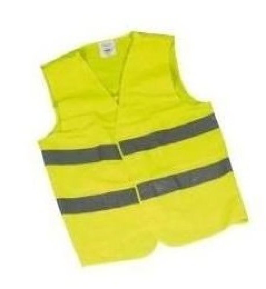 Reflective vest size xl 471 class 2 in yellow vests visibility road safety improvement jr international - 1