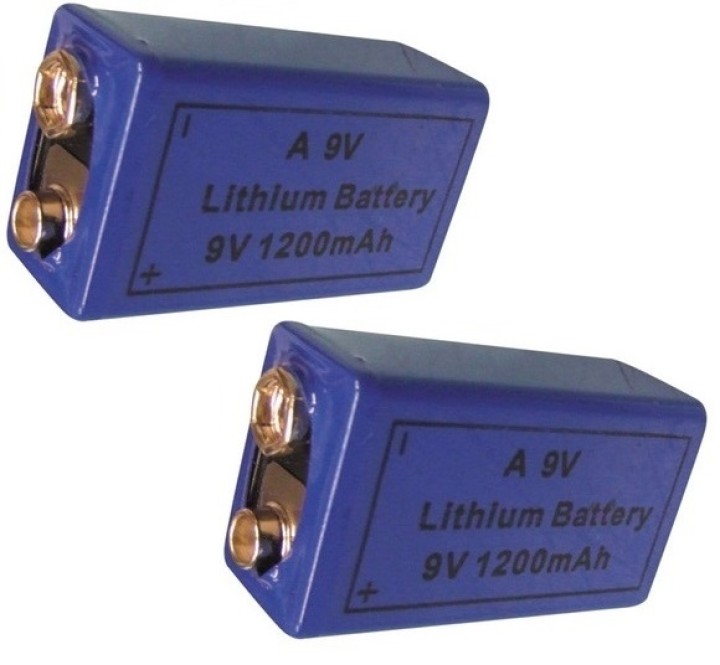 9v 2 batterie 1200ma lithium 6f22 6lf22 am6 1604a 6lr61 mn1604 a9v 522 a1604 4022 lange dauer veka - 4