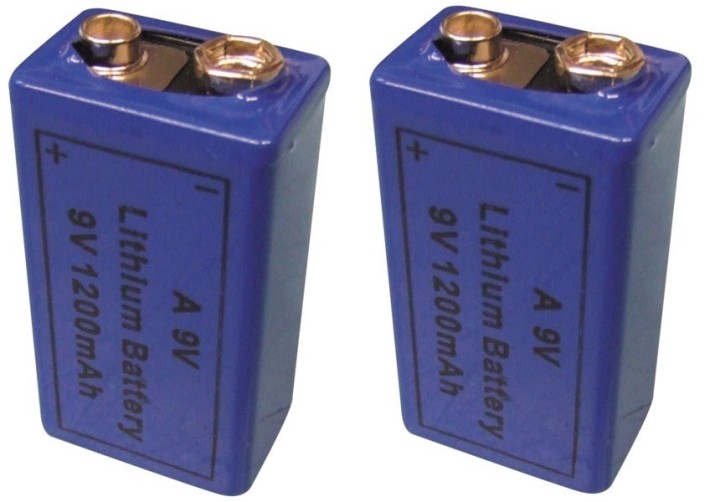 9v 2 batterie 1200ma lithium 6f22 6lf22 am6 1604a 6lr61 mn1604 a9v 522 a1604 4022 lange dauer veka - 1
