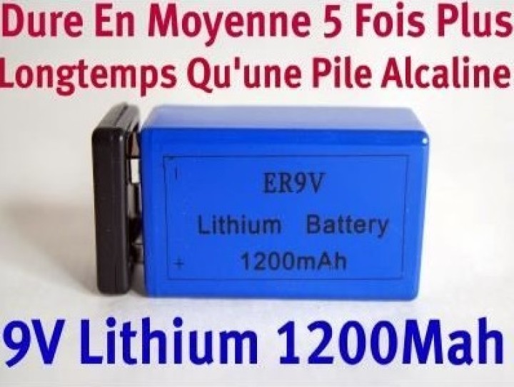 9v 2 batterie 1200ma lithium 6f22 6lf22 am6 1604a 6lr61 mn1604 a9v 522 a1604 4022 lange dauer veka - 2