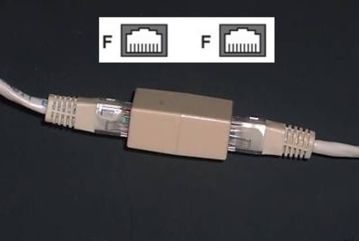 2 Electric extension cable adapter coupler 8p8c female female rj45 join rj45 rj45 electric extension cable electric extension ca