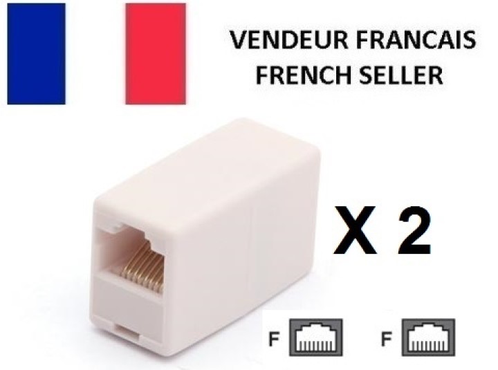 2 Acoplador de cable modular con conexiones rj45. jr international - 6
