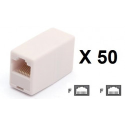 50 Electric extension cable adapter coupler 8p8c female female rj45 join rj45 rj45 electric extension cable electric extension c