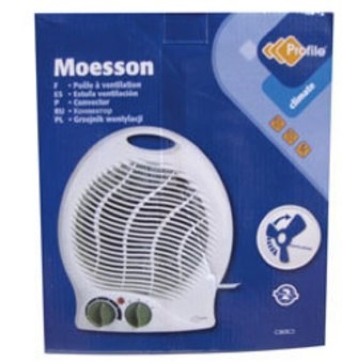 Radiator fan heater 1000w 2000w extra tc78020 velleman - 1