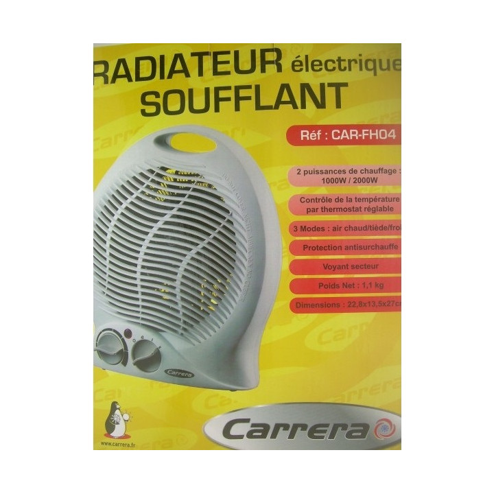 Radiatore termoventilatore 1000w 2000w tc78020 in più velleman - 1