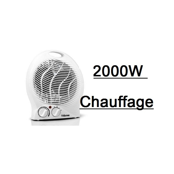 Radiator fan heater 1000w 2000w extra tc78020 velleman - 1