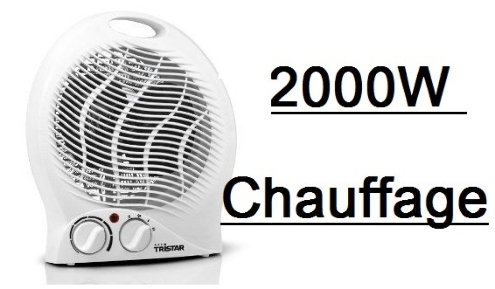 Heizkörper Heizlüfter 1000w 2000w Extra tc78020 velleman - 1