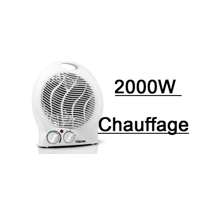 Radiator fan heater 1000w 2000w extra tc78020 velleman - 1