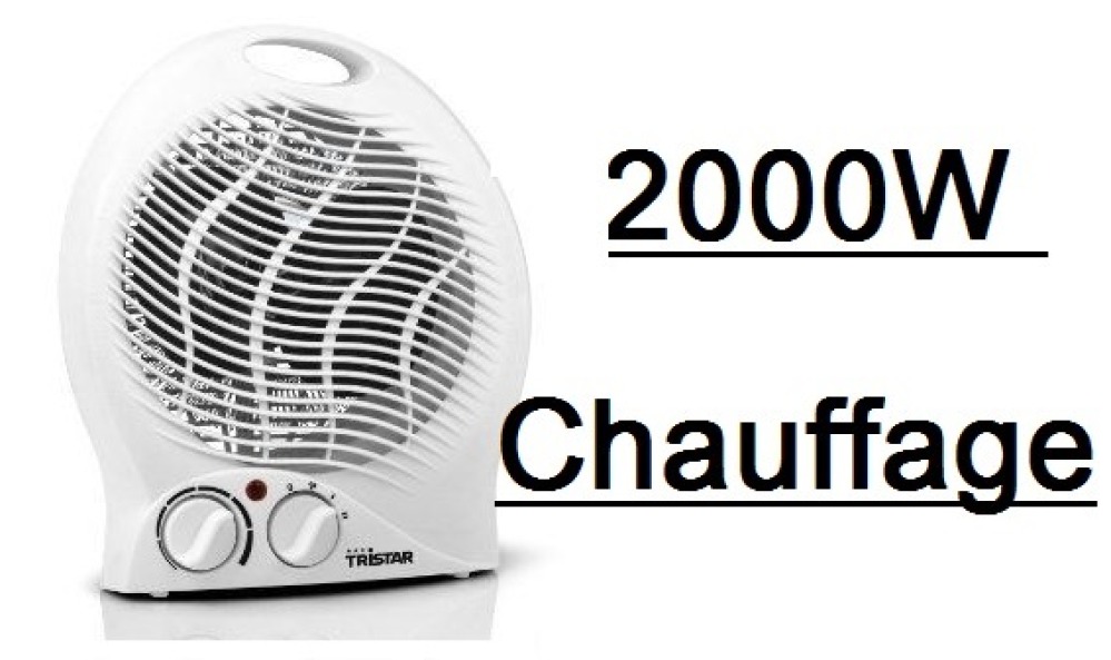 Radiatore termoventilatore 1000w 2000w tc78020 in più velleman - 1
