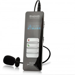 Dittafono 8gb mp3 bluetooth registratore record di comunicazione telefonica jr international - 2