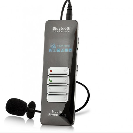 Dictaphone 8gb mp3 bluetooth-telefon-recorder record telefon-kommunikation jr international - 2