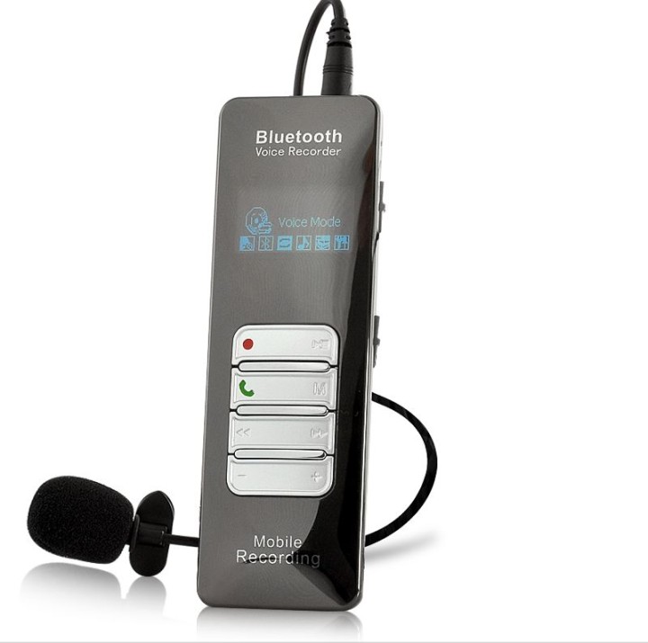 Dictáfono 8gb mp3 teléfono bluetooth grabadora de registro telefónico comunicación jr international - 2