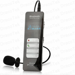 Dictáfono 8gb mp3 teléfono bluetooth grabadora de registro telefónico comunicación jr international - 10