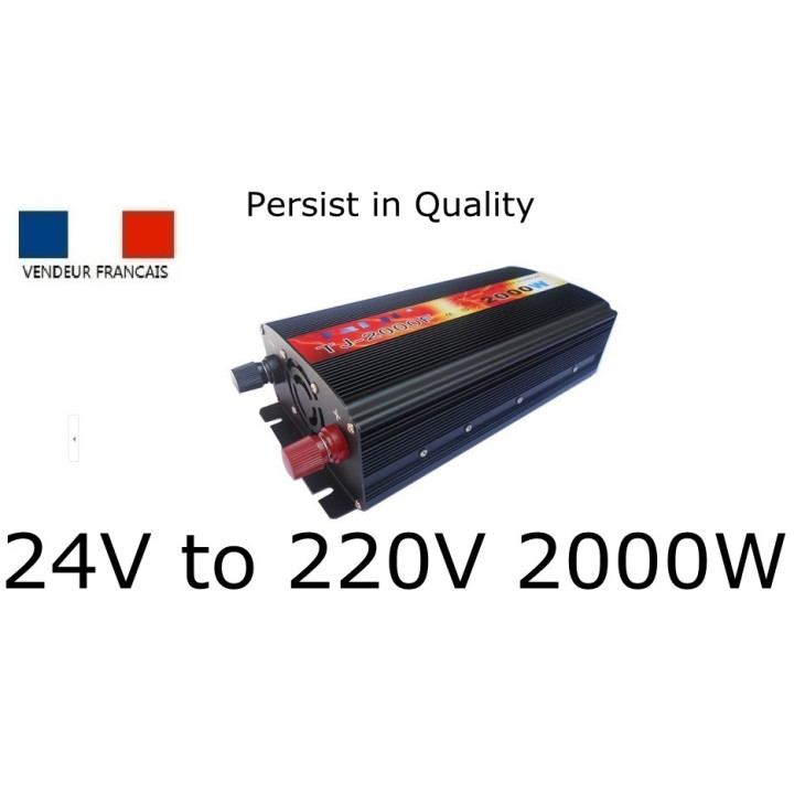 24v 220v 2000w auto InverterCigarette accendisigari per auto Batteria Inverter velleman - 1