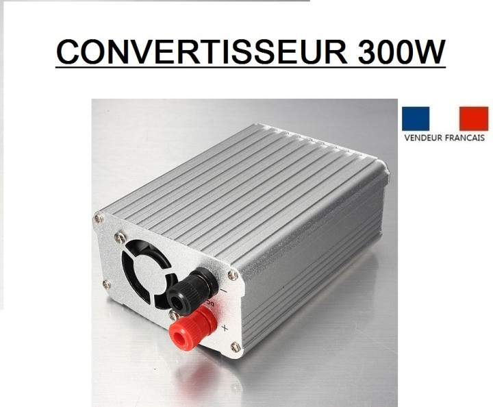 Convertitore 12v a 220v 300w 600w picco usb clip spina coccodrillo e adattatore universale jr international - 1