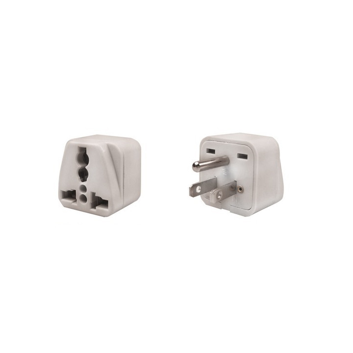 Travel adapter electric adapter 16 american male + female to female euro adapter skross - 2