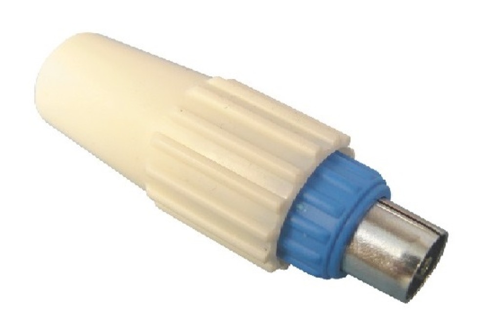 Stecker fur koaxkabel 9.5mm fur fernseher cen - 1